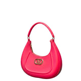 Borsa a Spalla in 100% Pu Vegan Leather Rosa