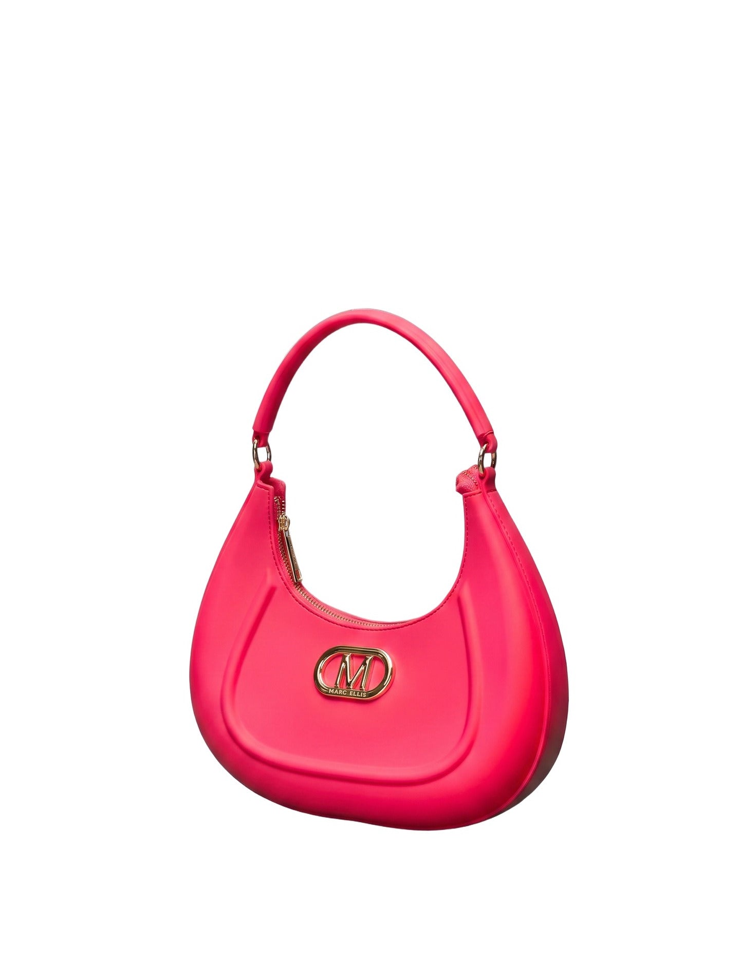Borsa a Spalla in 100% Pu Vegan Leather Rosa