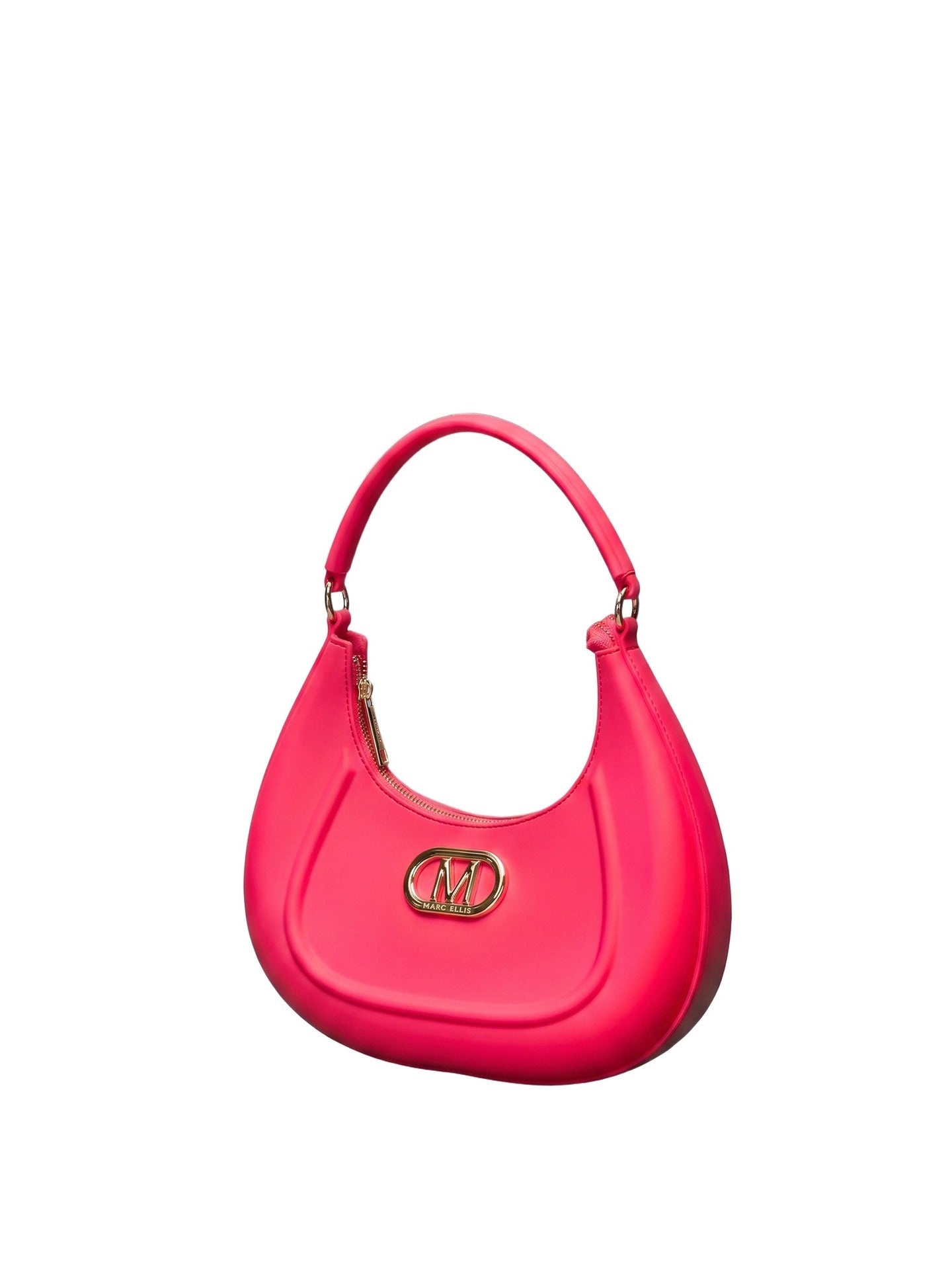 Borsa a Spalla in 100% Pu Vegan Leather Rosa