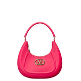 Borsa a Spalla in 100% Pu Vegan Leather Rosa