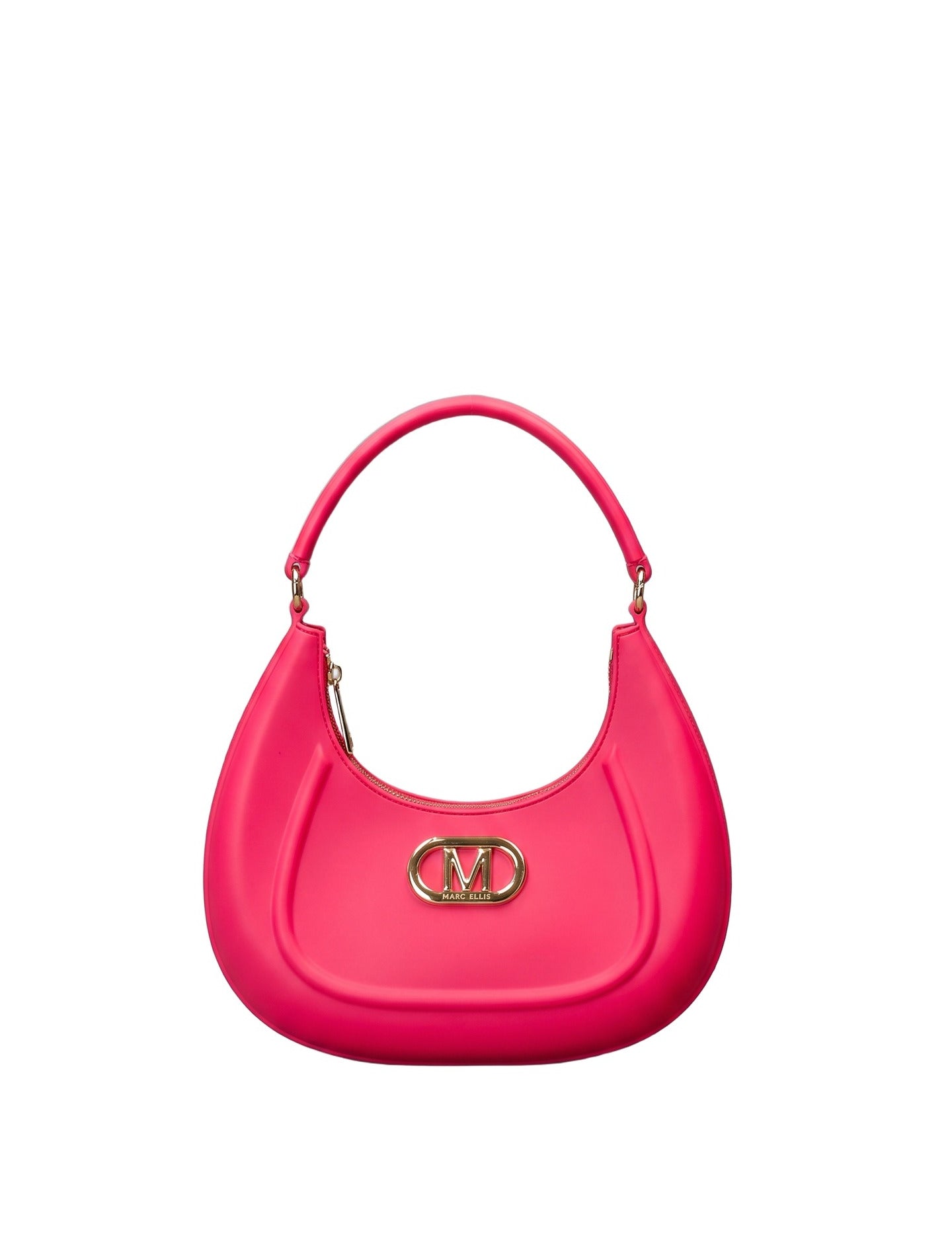Borsa a Spalla in 100% Pu Vegan Leather Rosa