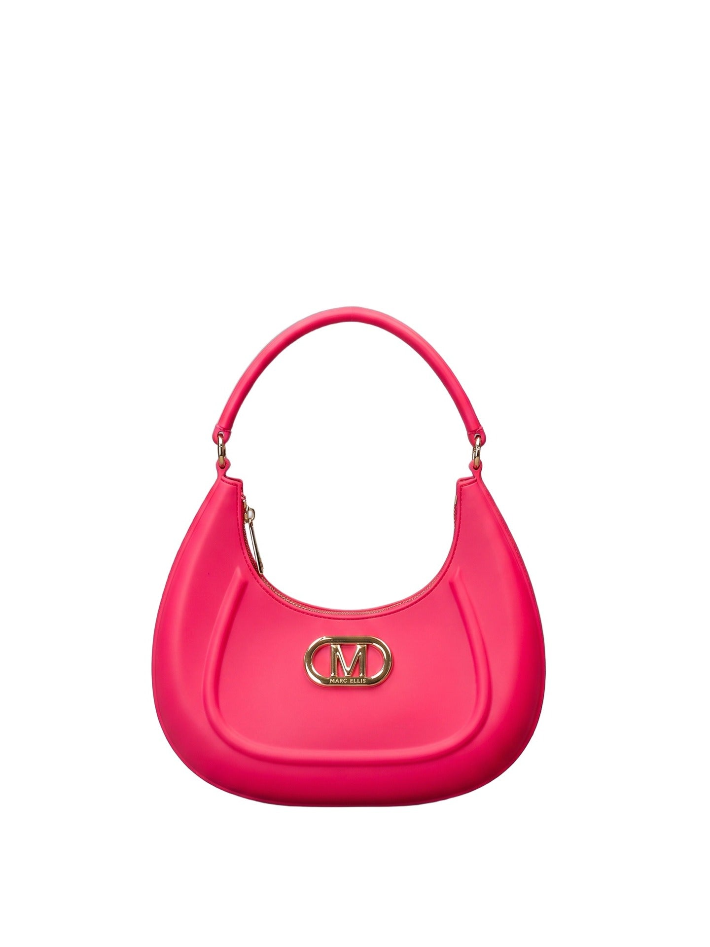 Borsa a Spalla in 100% Pu Vegan Leather Rosa
