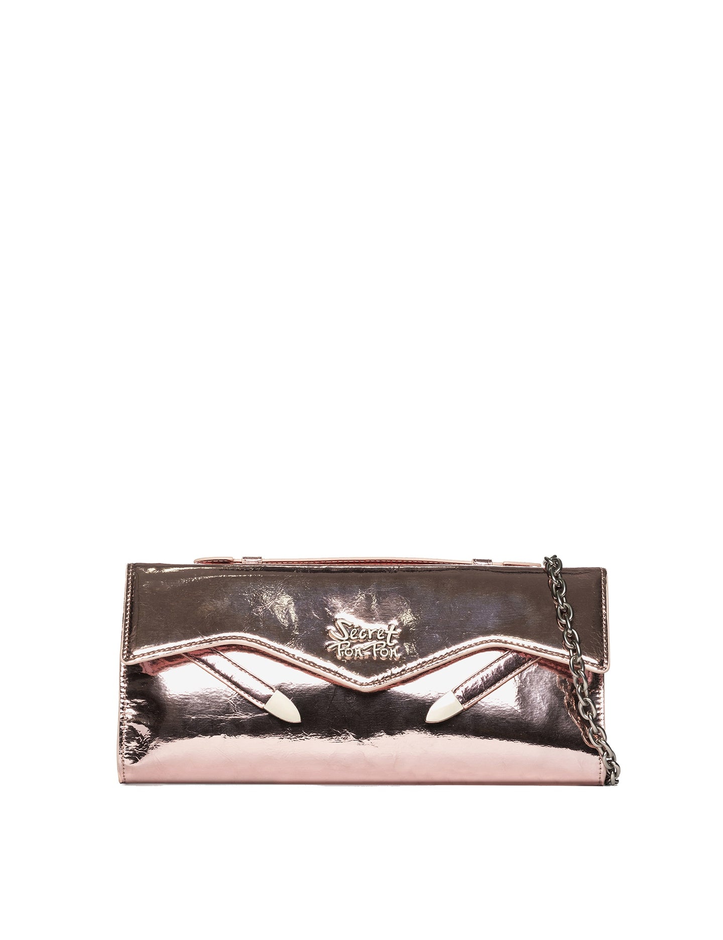 Borsa a Mano in Polyurethane Bronzo