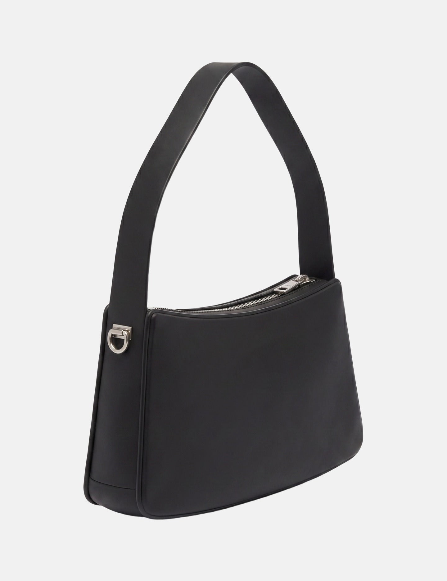 Borsa a Spalla in 100% Pu Vegan Leather Nero