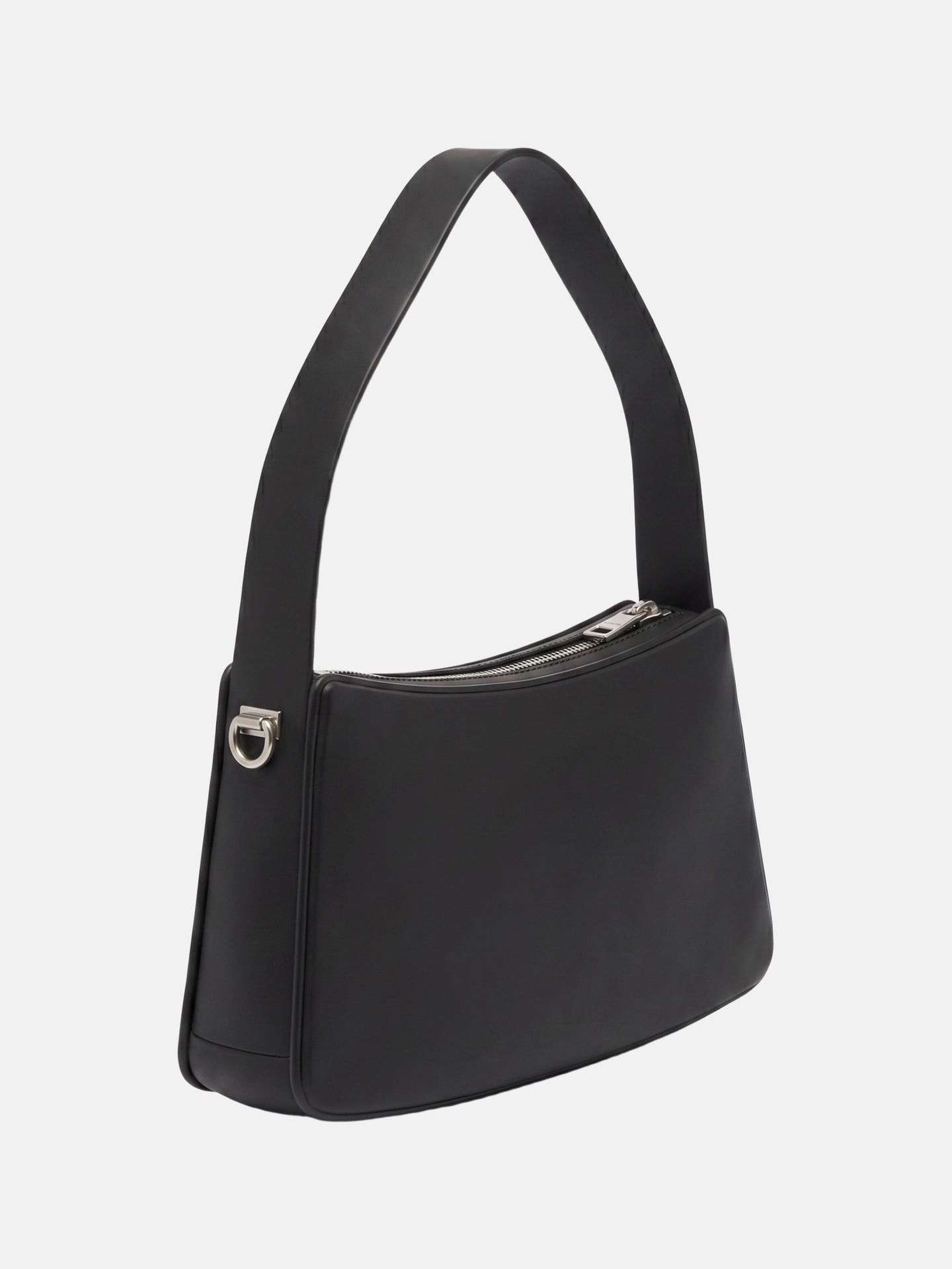 Borsa a Spalla in 100% Pu Vegan Leather Nero