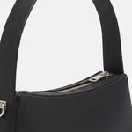 Borsa a Spalla in 100% Pu Vegan Leather Nero