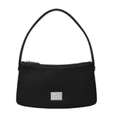 Borsa a Spalla in 100% Pu Vegan Leather Nero