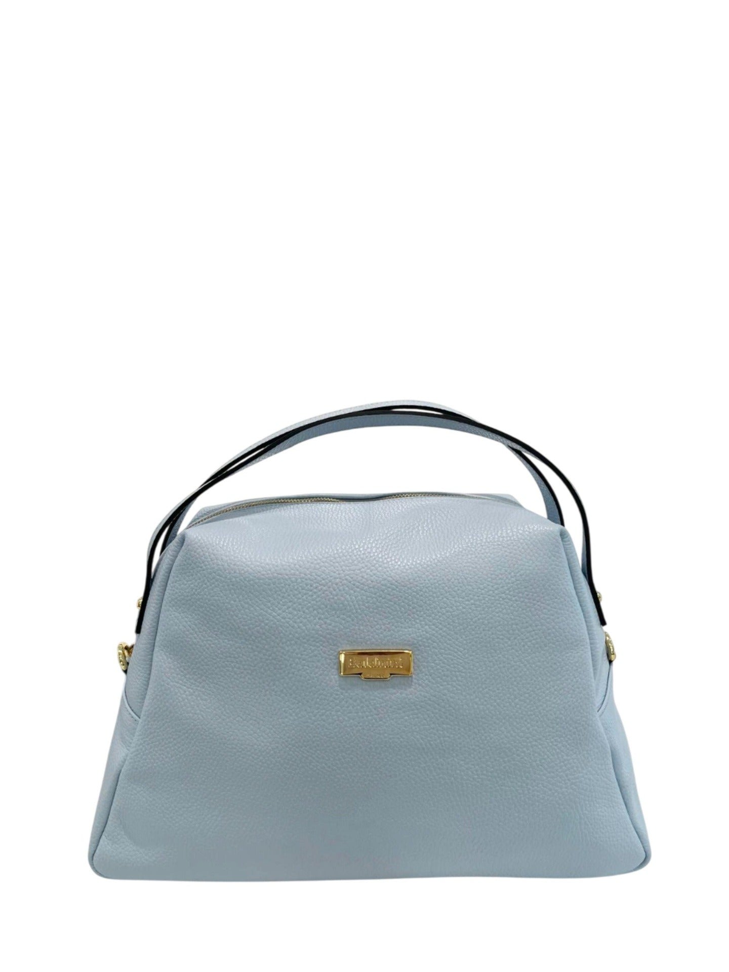 Borsa a Mano in Cow Leather Azzurro