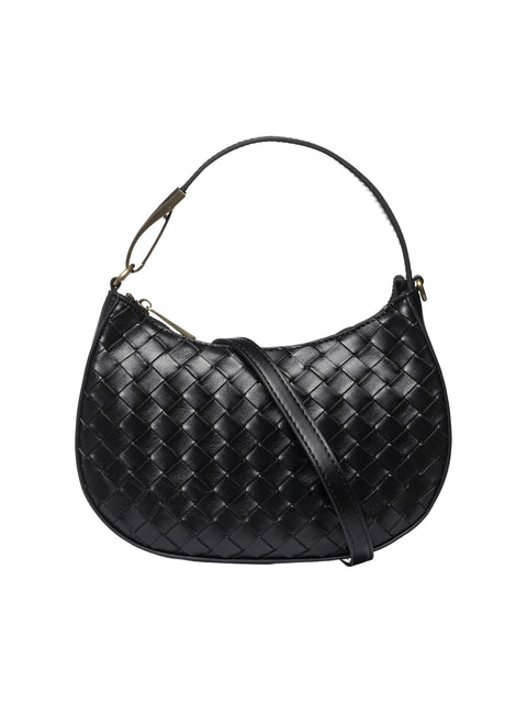 Borsa a Mano in Pelle Vegana Nero