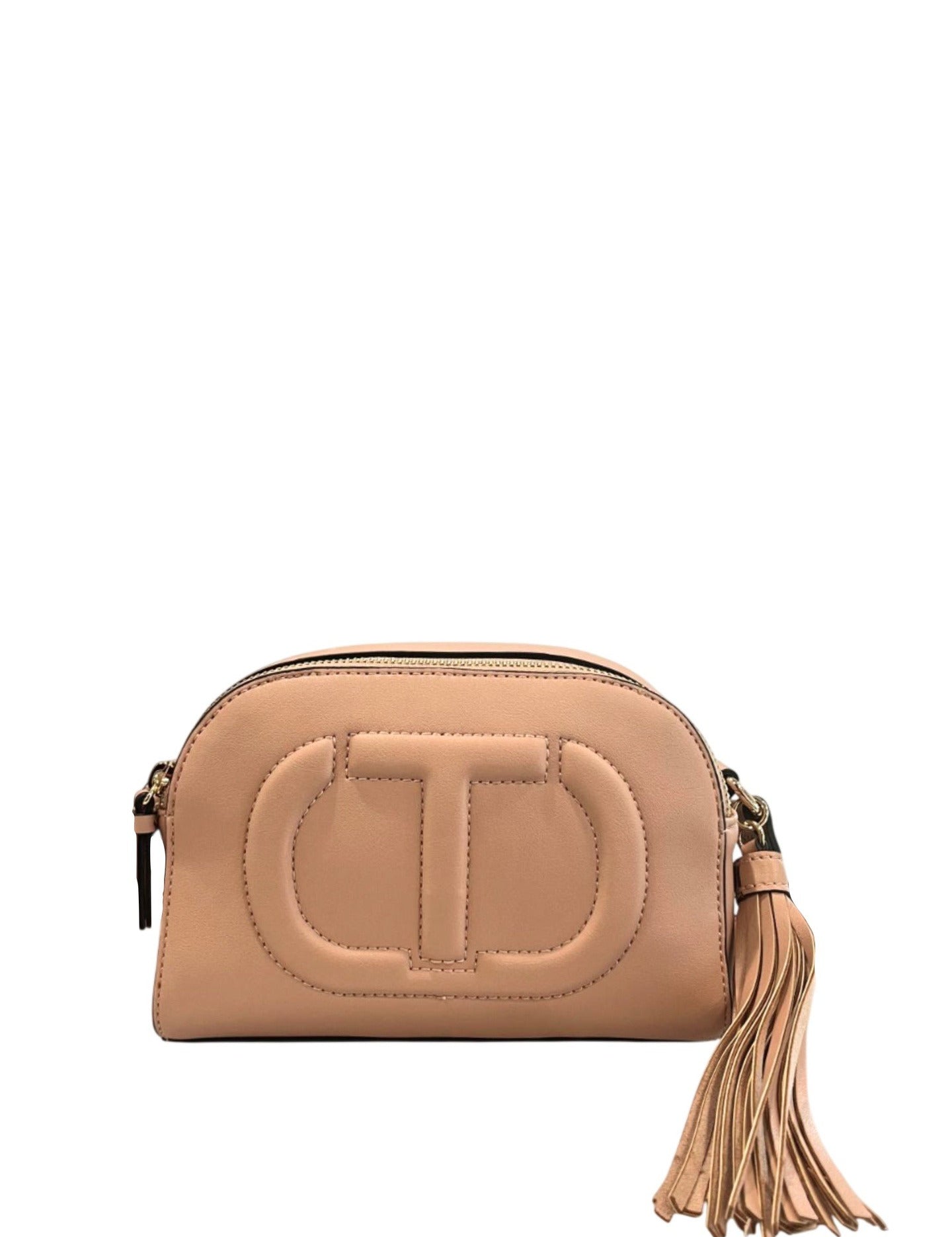 Borsa a Mano in 100% Pu Vegan Leather Rosa