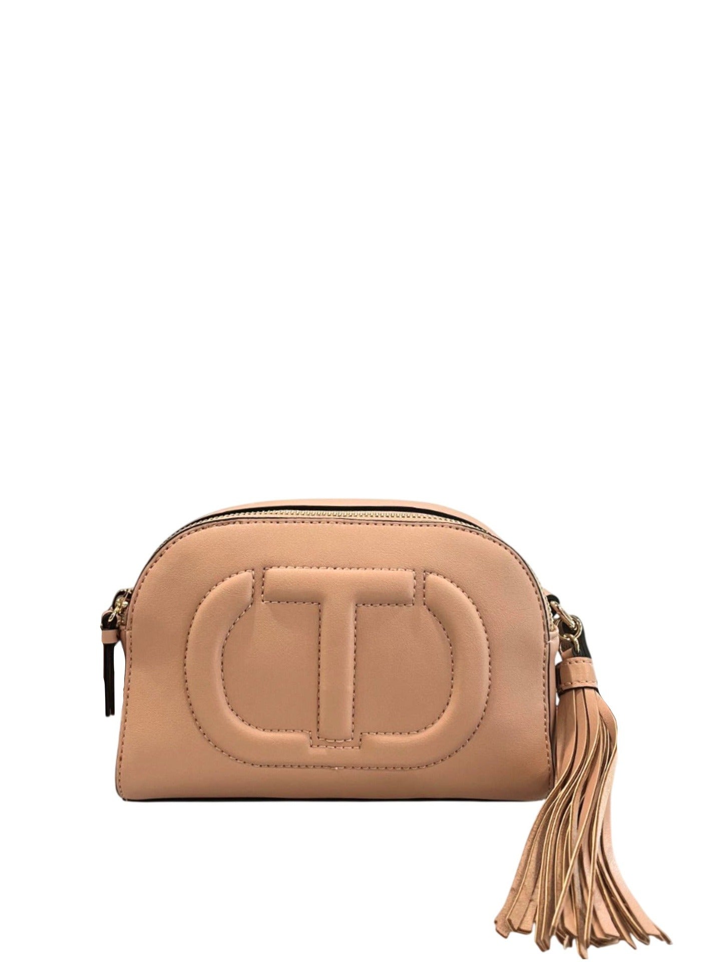 Borsa a Mano in 100% Pu Vegan Leather Rosa