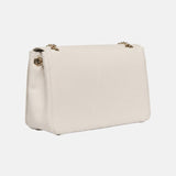 Borsa a Spalla in Pelle Vegana Panna