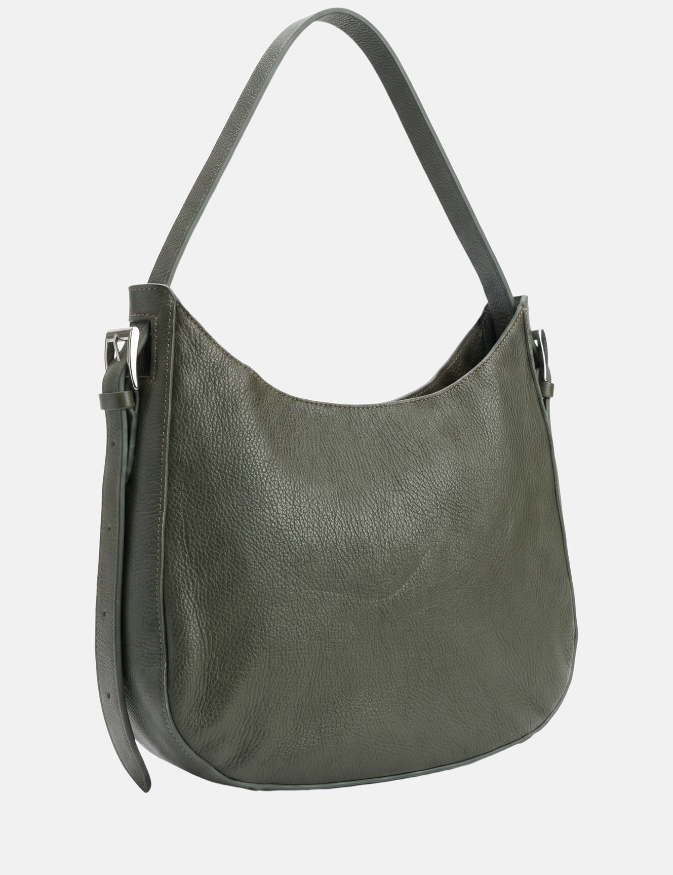 Borsa a Spalla in Sauvage Leather Verde