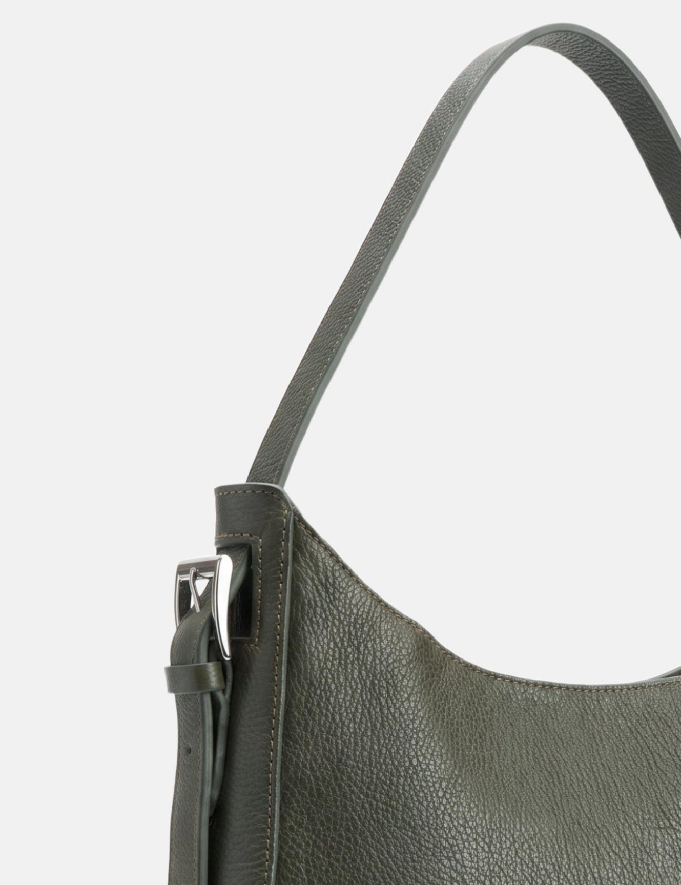 Borsa a Spalla in Sauvage Leather Verde