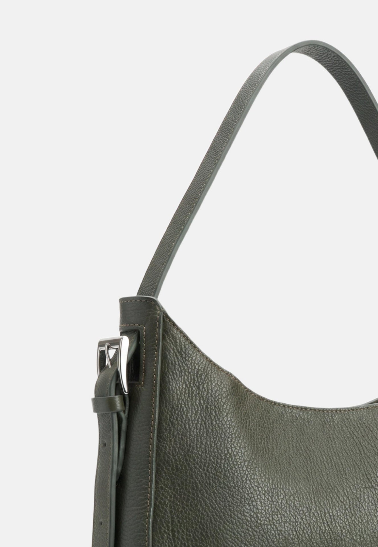 Borsa a Spalla in Sauvage Leather Verde