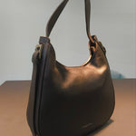 Borsa a Spalla in Sauvage Leather Nero