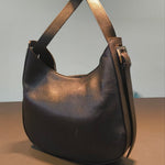 Borsa a Spalla in Sauvage Leather Nero