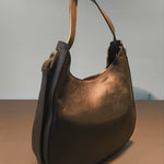 Borsa a Spalla in Sauvage Leather Nero