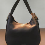 Borsa a Spalla in Sauvage Leather Nero