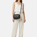 Borsa a Tracolla in Sauvage Leather Nero