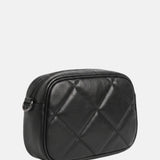 Borsa a Tracolla in Sauvage Leather Nero