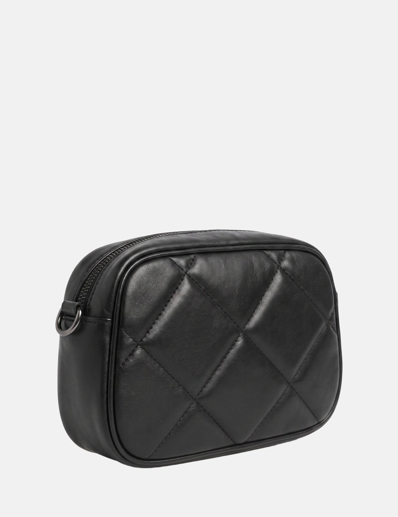 Borsa a Tracolla in Sauvage Leather Nero