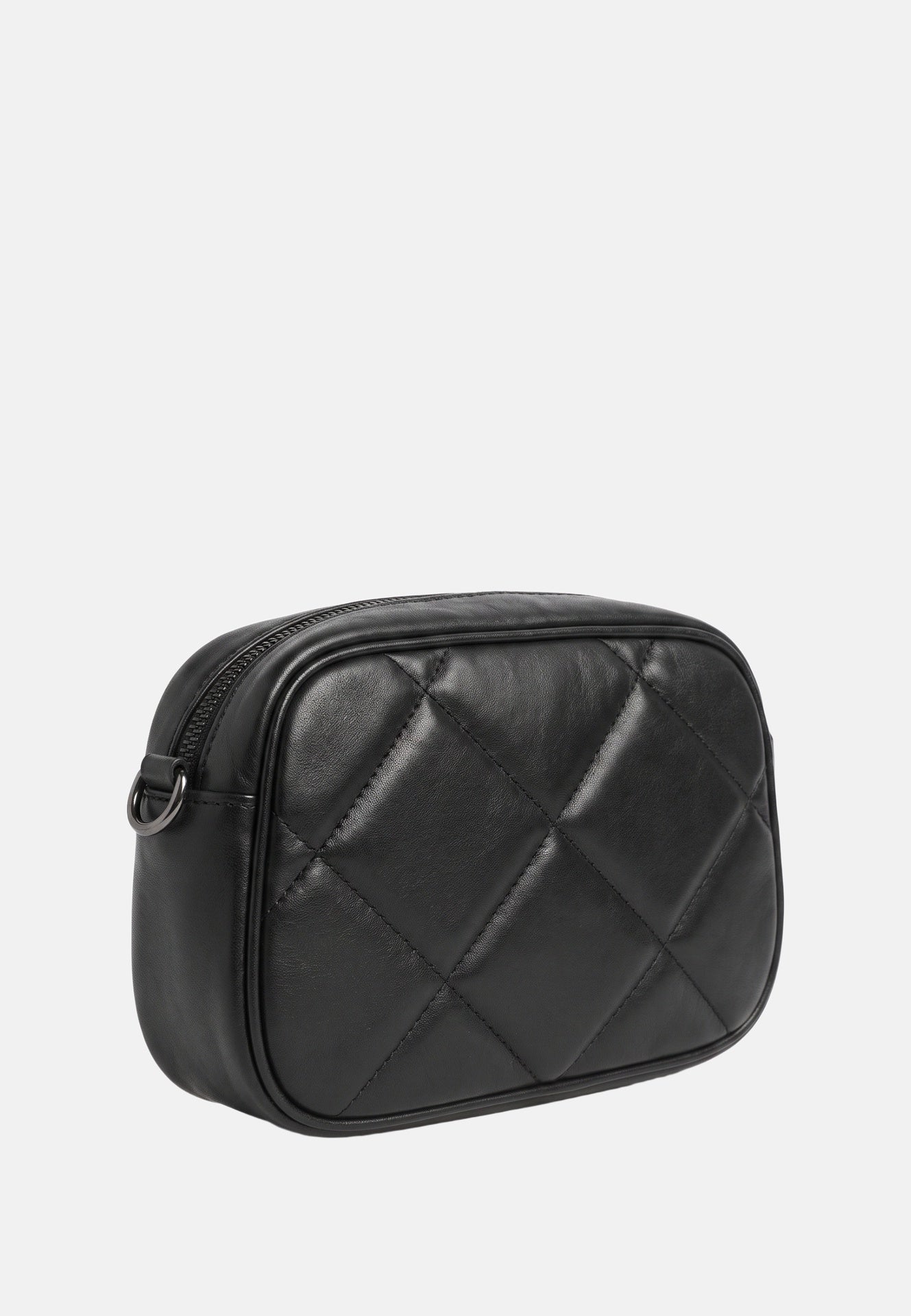 Borsa a Tracolla in Sauvage Leather Nero