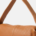 Borsa a Mano in Vera Pelle Cognac