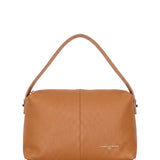 Borsa a Mano in Vera Pelle Cognac