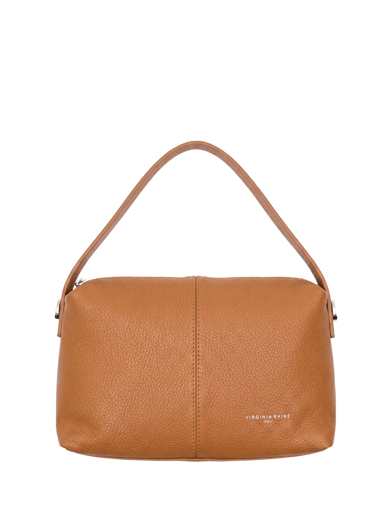 Borsa a Mano in Vera Pelle Cognac