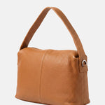 Borsa a Mano in Vera Pelle Cognac