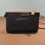Borsa a Tracolla in Vera Pelle Nero