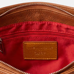 Borsa a Spalla in Vera Pelle Cognac