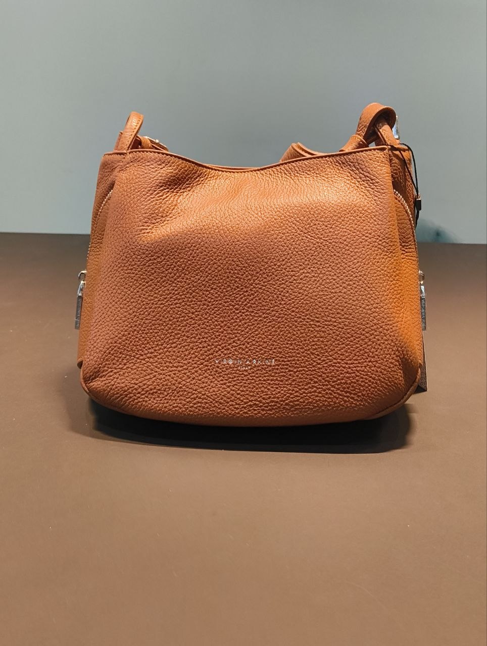 Borsa a Spalla in Vera Pelle Nero