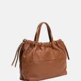 Borsa a Mano in Vera Pelle Cognac