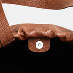 Borsa a Mano in Vera Pelle Cognac