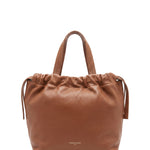 Borsa a Mano in Vera Pelle Cognac