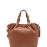 Borsa a Mano in Vera Pelle Cognac