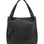 Borsa a Spalla in Vera Pelle Nero