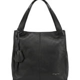 Borsa a Spalla in Vera Pelle Nero