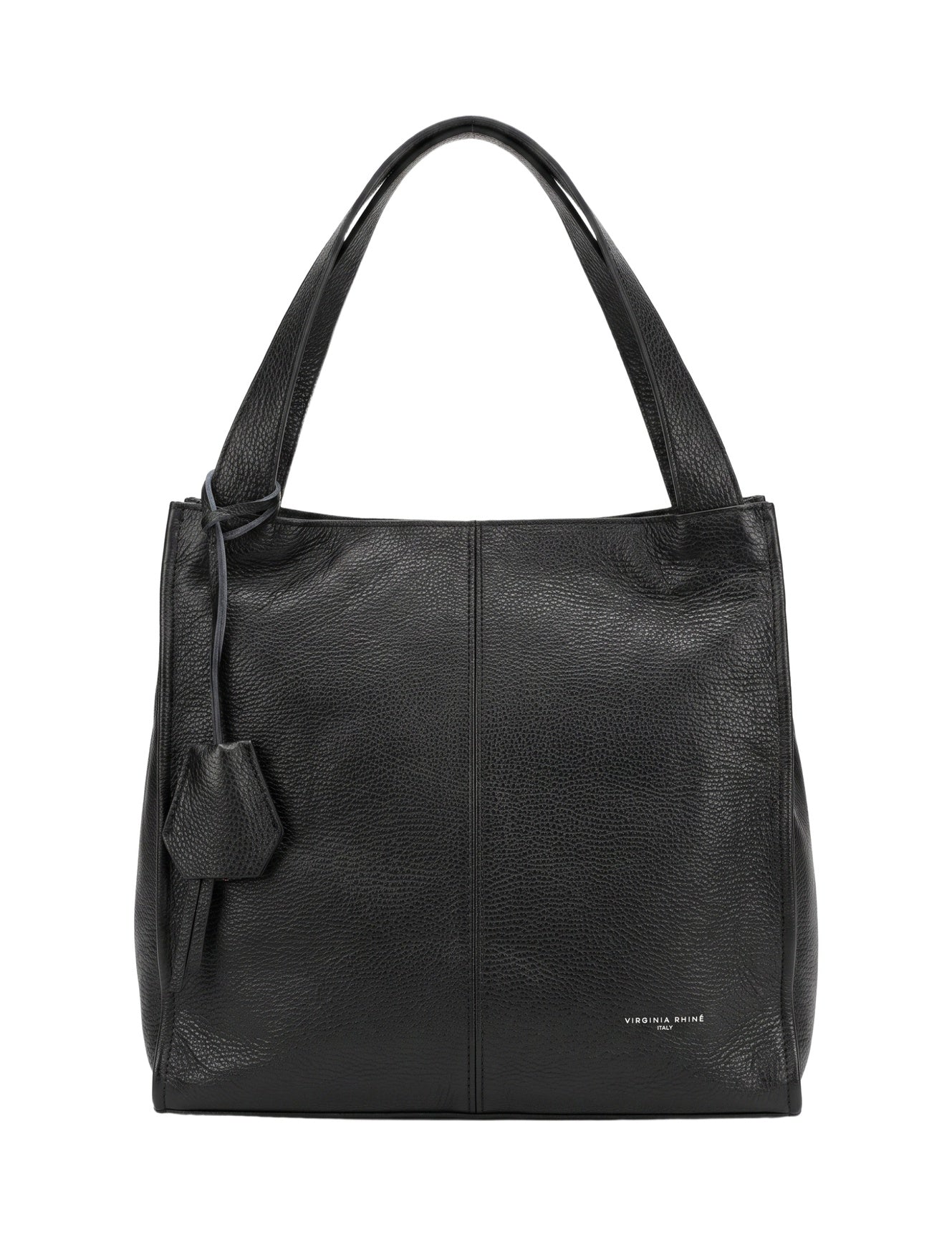 Borsa a Spalla in Vera Pelle Nero