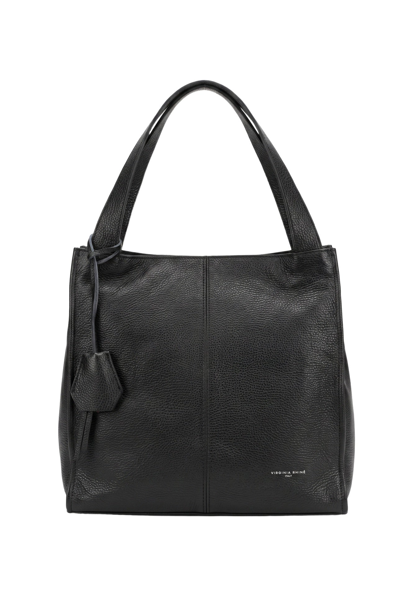 Borsa a Spalla in Vera Pelle Nero