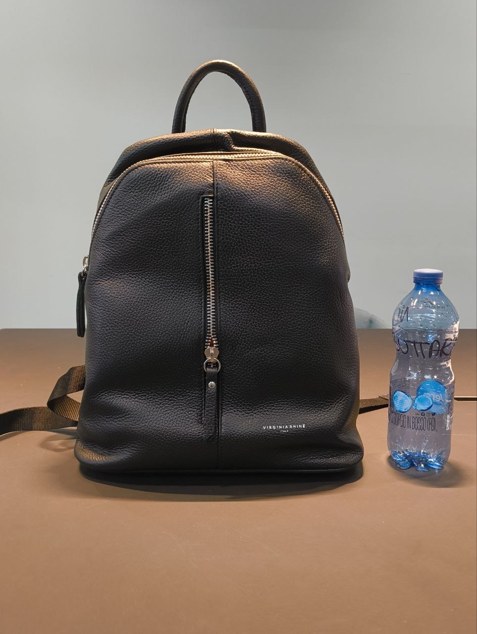 Zaino in Vera Pelle Nero