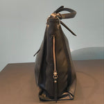 Borsa a Spalla in Vera Pelle Nero