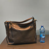 Borsa a Spalla in Vera Pelle Nero