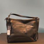 Borsa a Spalla in Vera Pelle Nero