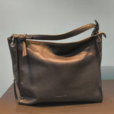 Borsa a Spalla in Vera Pelle Nero