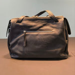 Borsa a Spalla in Dollaro Leather Nero