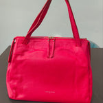 Borsa a Spalla in Dollaro Leather Rosso