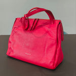Borsa a Spalla in Dollaro Leather Rosso
